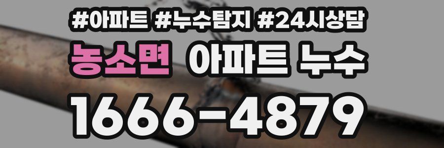 농소면 누수탐지