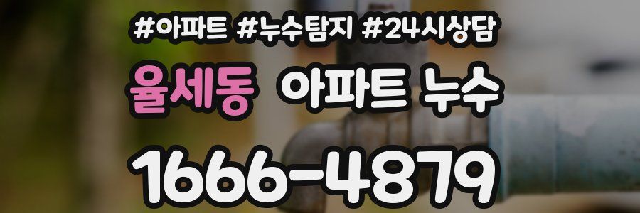 율세동 누수탐지