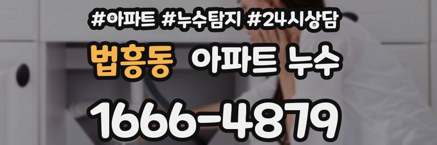 법흥동 누수탐지