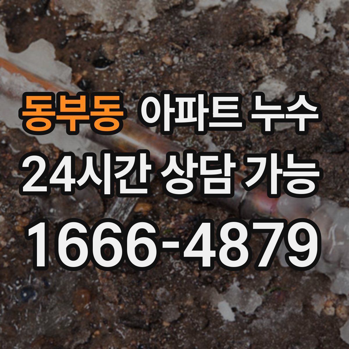 동부동 아파트 누수탐지