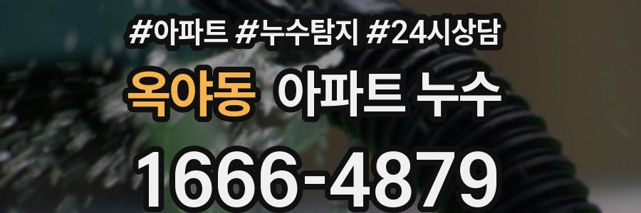 옥야동 누수탐지