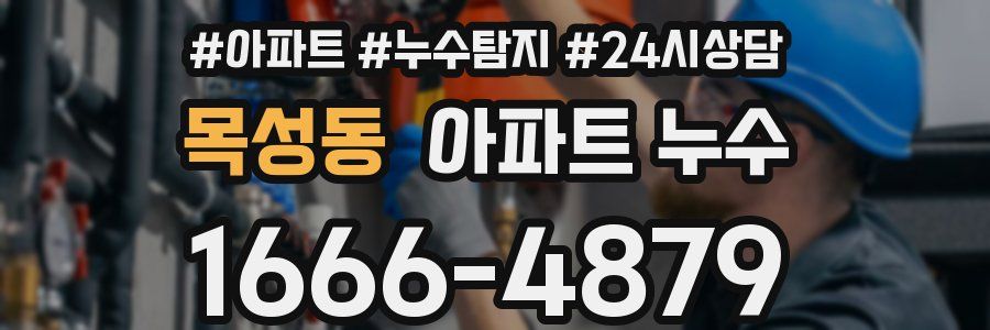 목성동 누수탐지