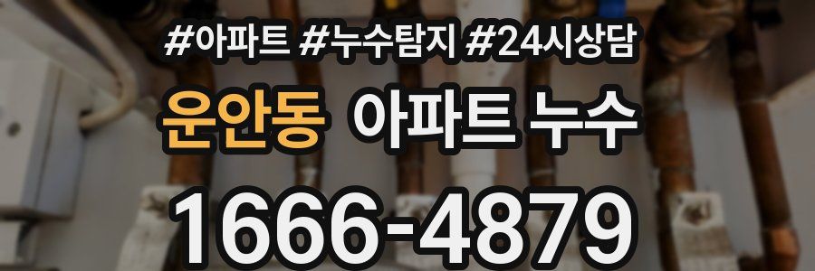 운안동 누수탐지