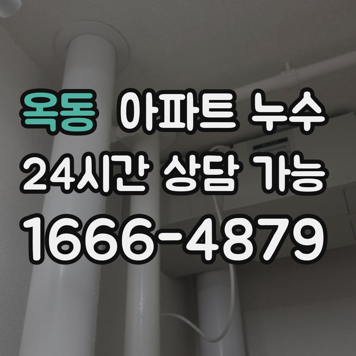 옥동 아파트 누수탐지