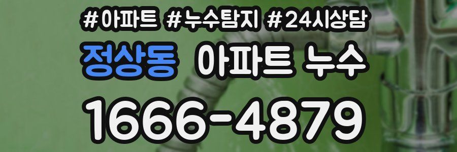 정상동 누수탐지