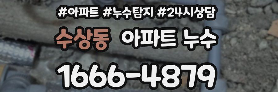 수상동 누수탐지