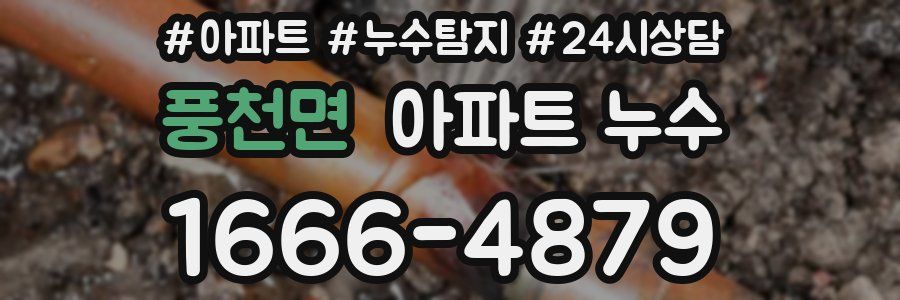 풍천면 누수탐지