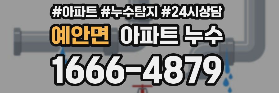 예안면 누수탐지