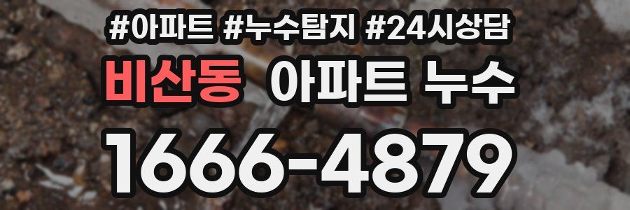 비산동 누수탐지