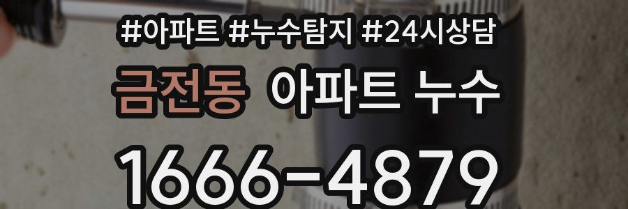 금전동 누수탐지