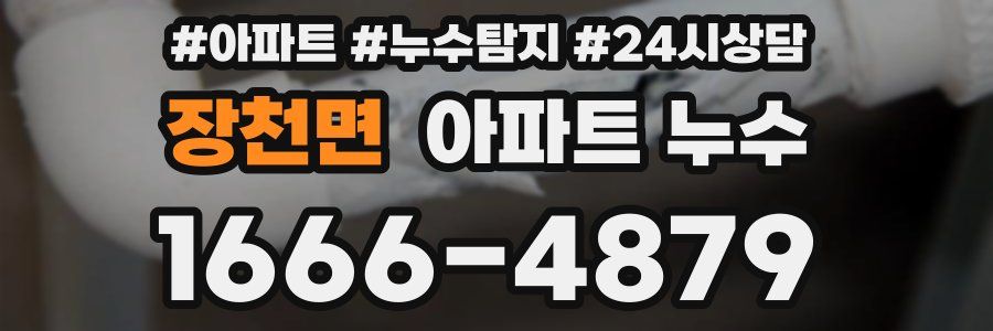 장천면 누수탐지