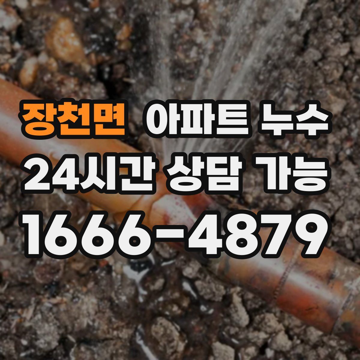 장천면 아파트 누수탐지