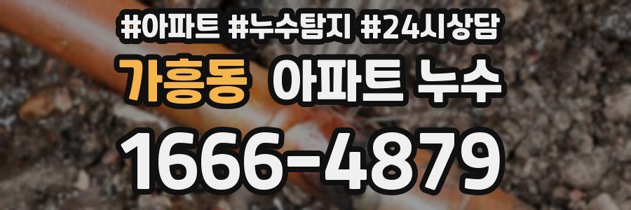 가흥동 누수탐지