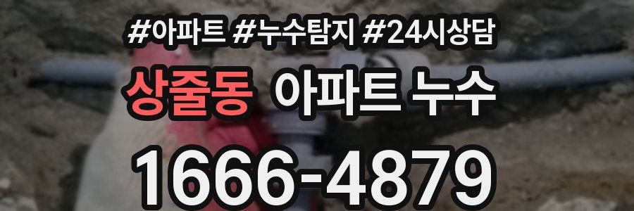 상줄동 누수탐지