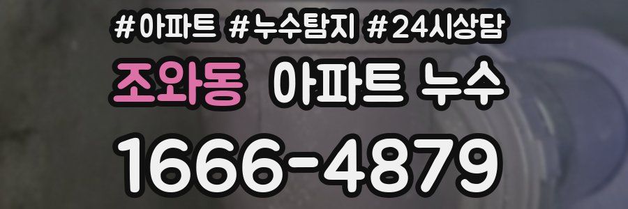 조와동 누수탐지