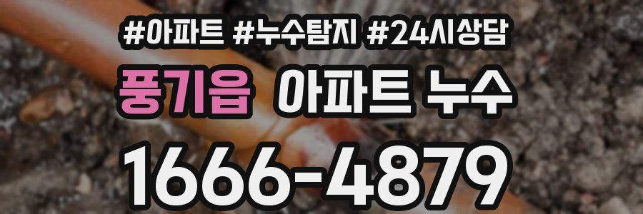 풍기읍 누수탐지