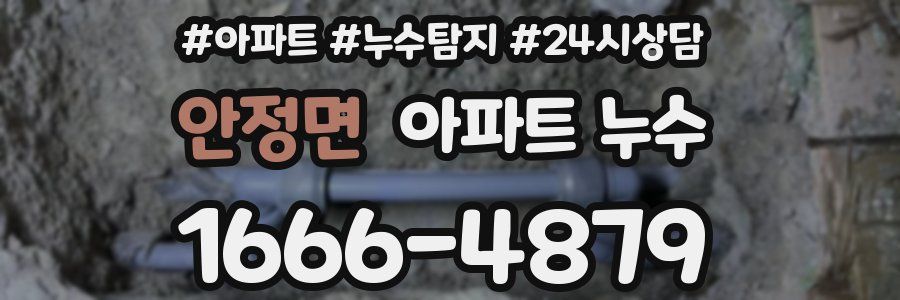 안정면 누수탐지