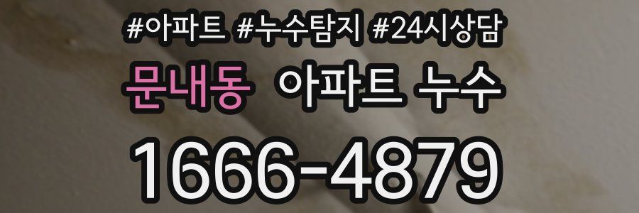 문내동 누수탐지