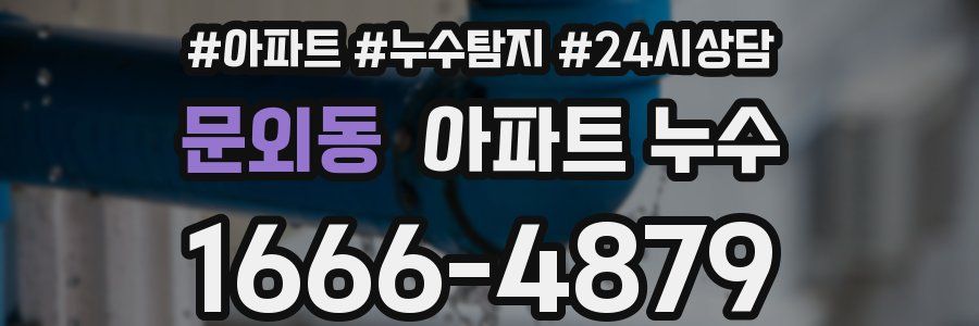 문외동 누수탐지