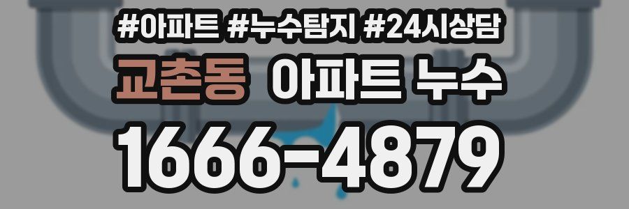 교촌동 누수탐지