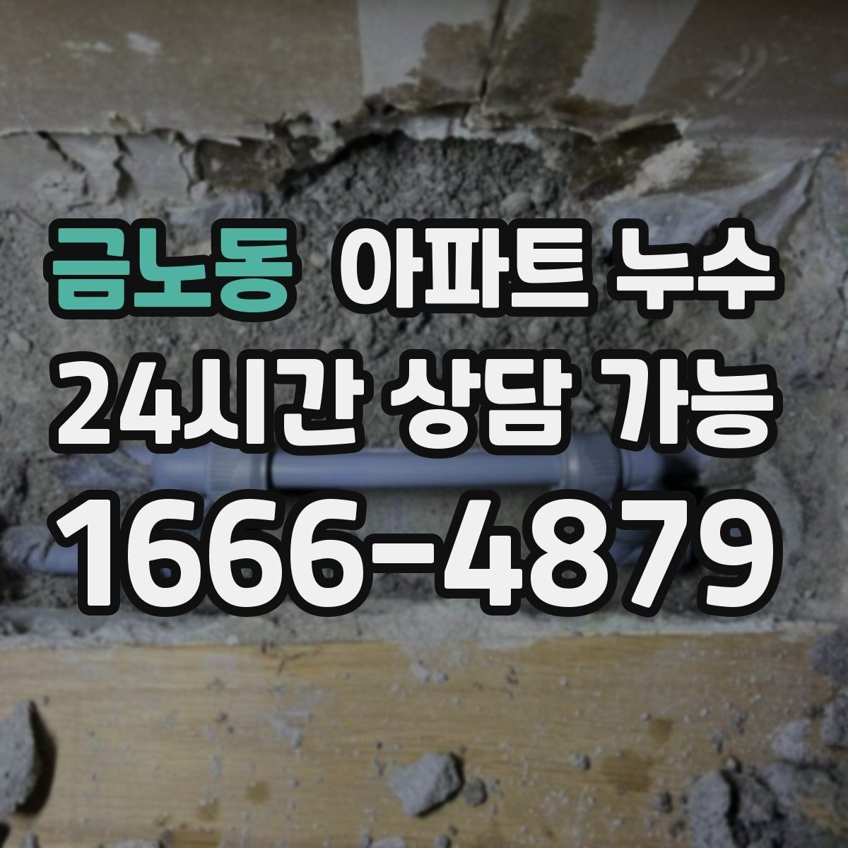 금노동 아파트 누수 작은 얼룩이 큰 비용이 되는 과정