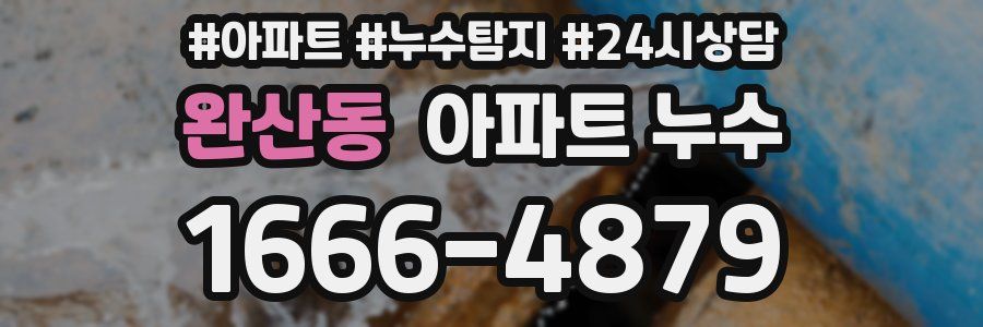 완산동 누수탐지