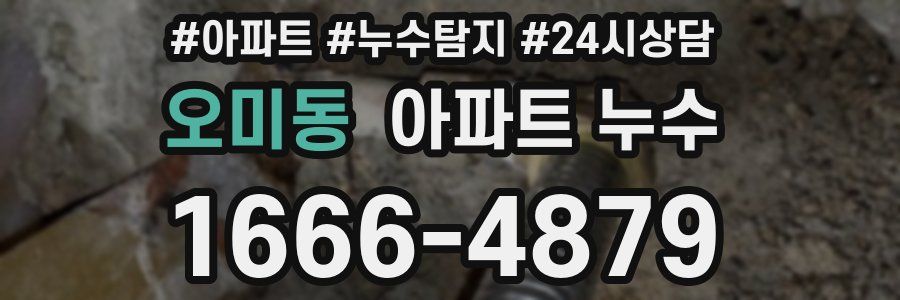 오미동 누수탐지