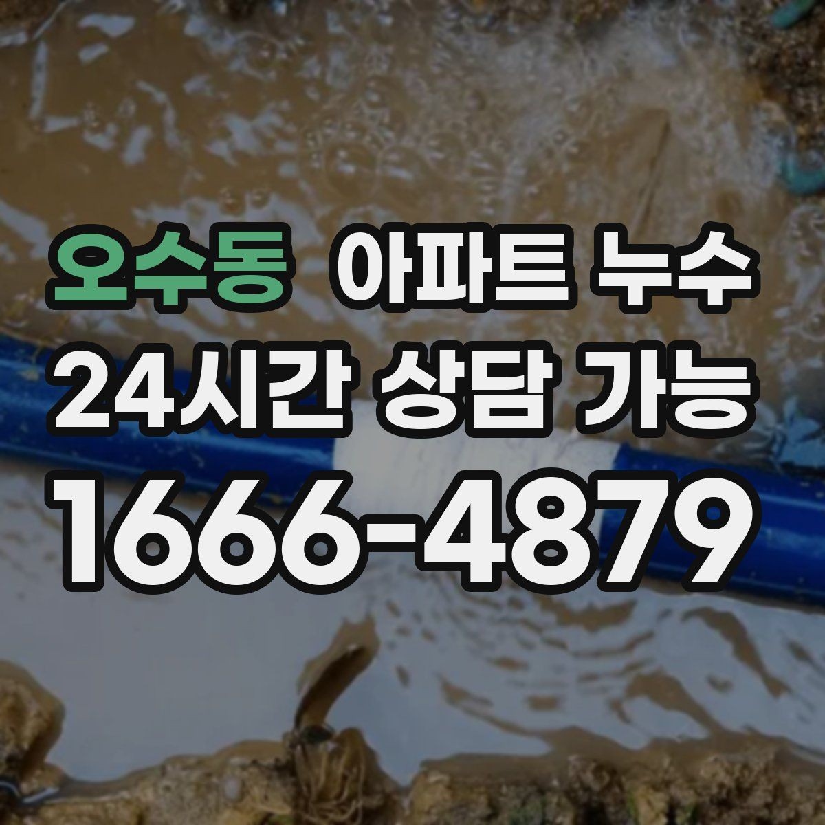 오수동 아파트 누수 임시 조치가 오히려 피해를 키우는 경우