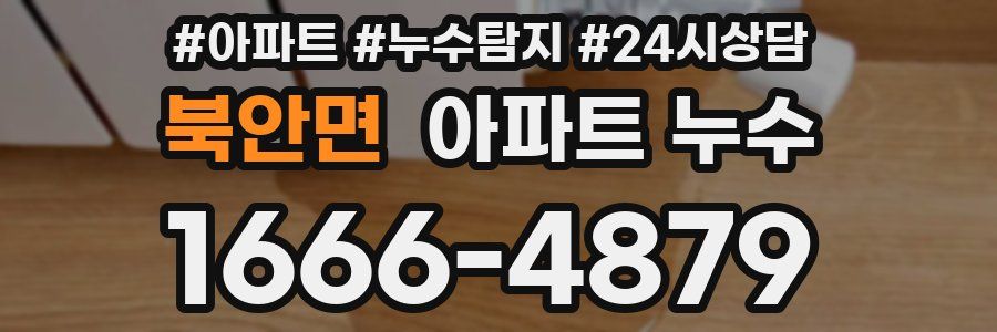 북안면 누수탐지