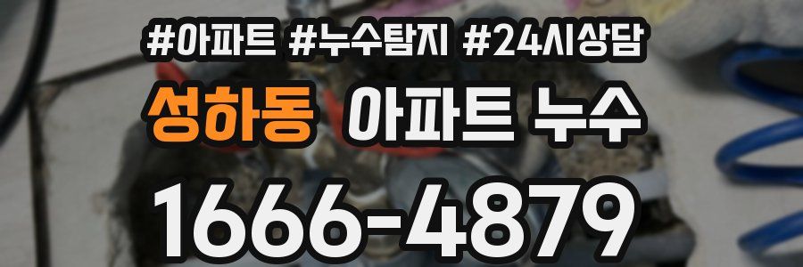 성하동 누수탐지