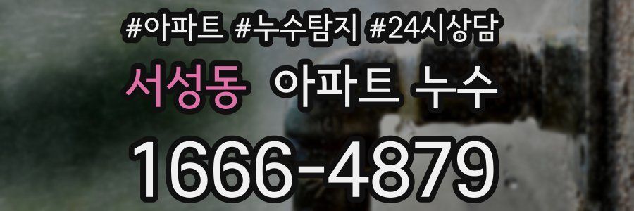 서성동 누수탐지