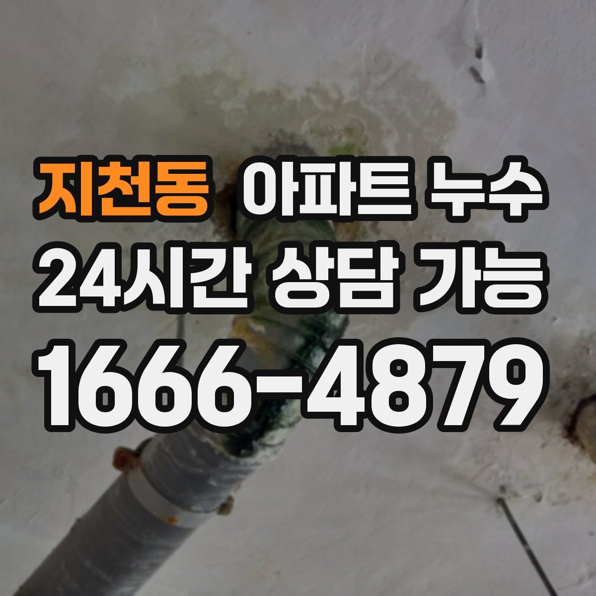 지천동 아파트 누수탐지