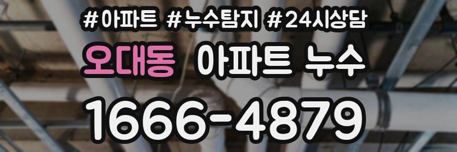 오대동 누수탐지