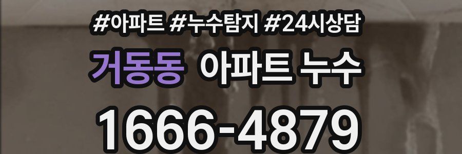 거동동 누수탐지