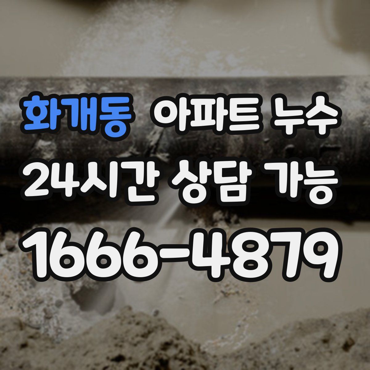 화개동 아파트 누수탐지