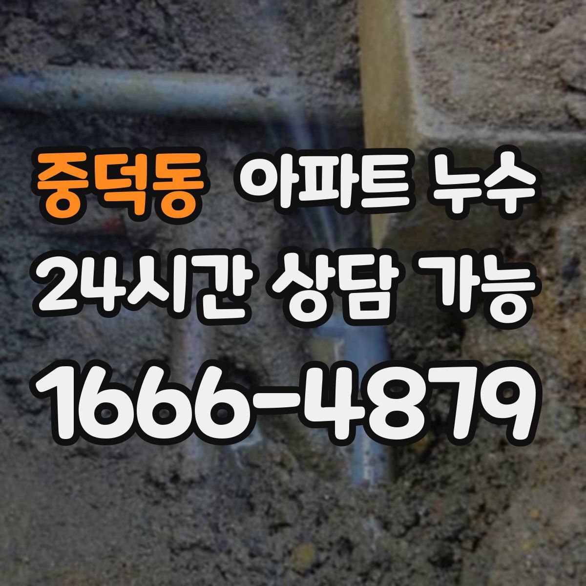 중덕동 아파트 누수탐지