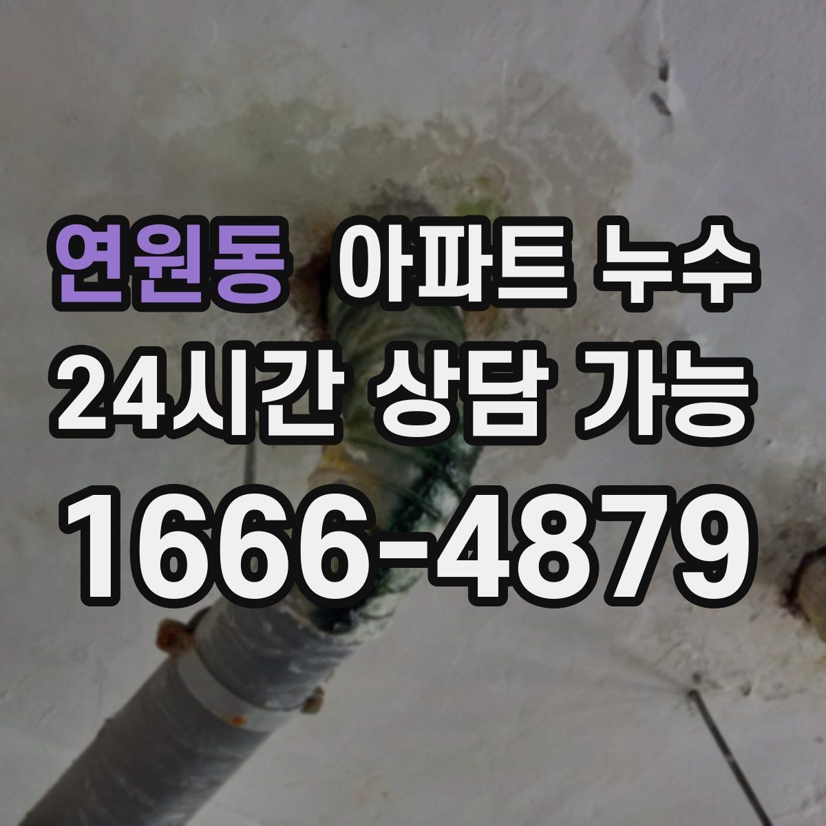 연원동 아파트 누수 씽크대 악취와 습기가 함께 날 때
