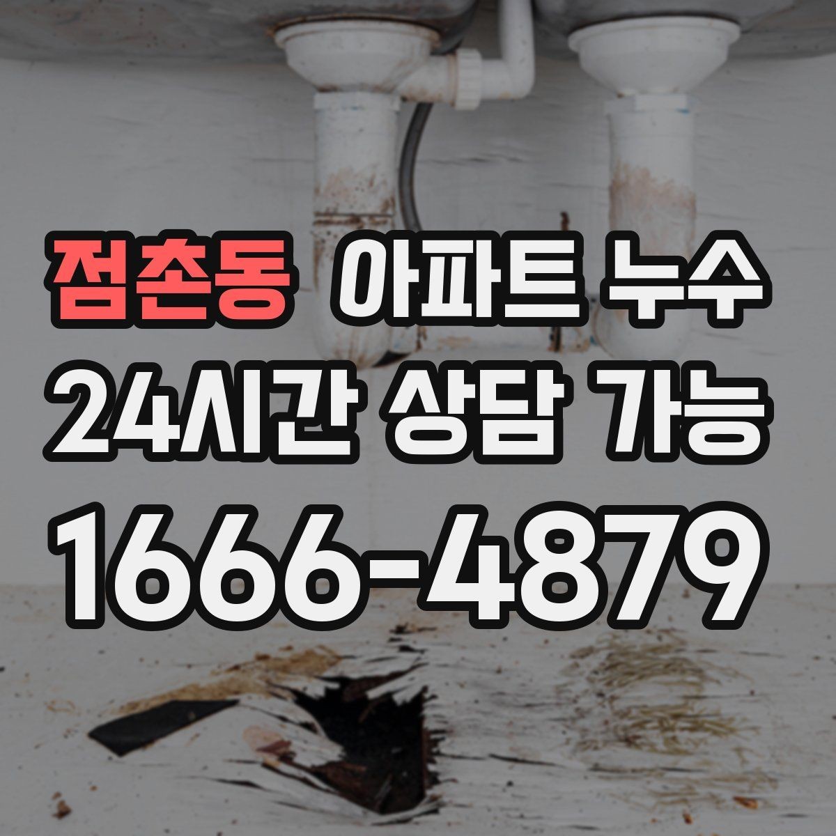 점촌동 아파트 누수 피해 범위 커지기 전 점검부터