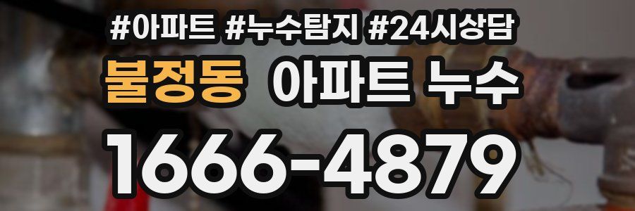 불정동 누수탐지