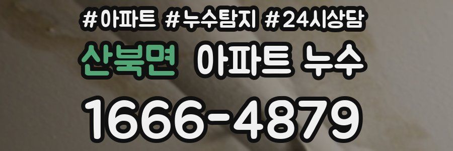 산북면 누수탐지