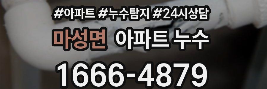 마성면 누수탐지