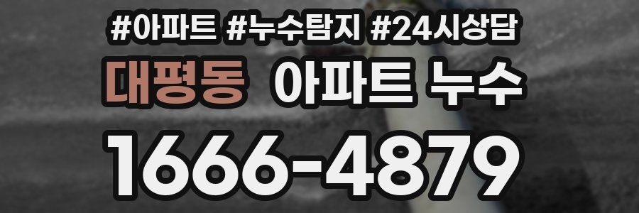 대평동 누수탐지