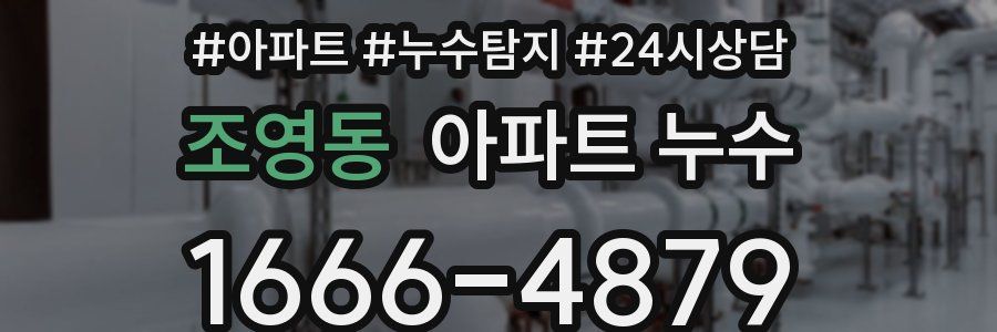 조영동 누수탐지