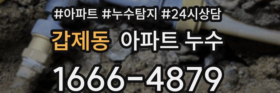 갑제동 누수탐지