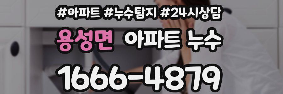 용성면 누수탐지