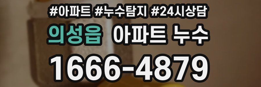 의성읍 누수탐지