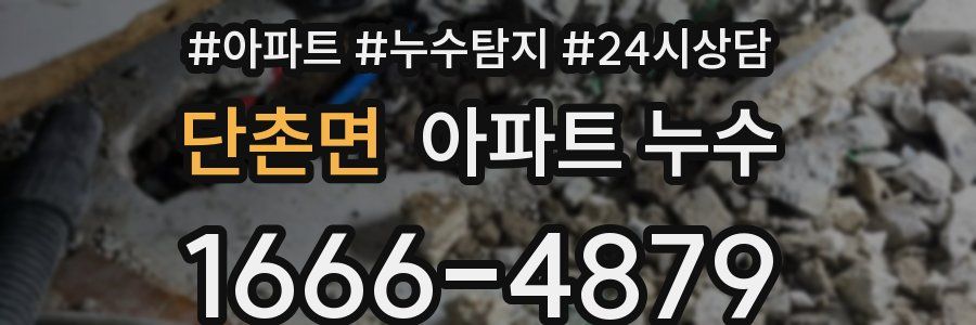 단촌면 누수탐지