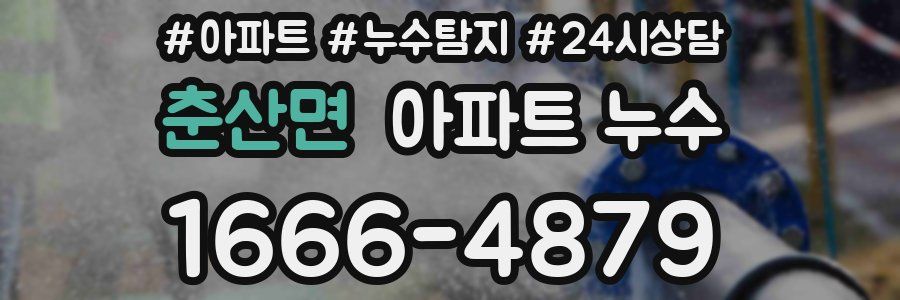 춘산면 누수탐지