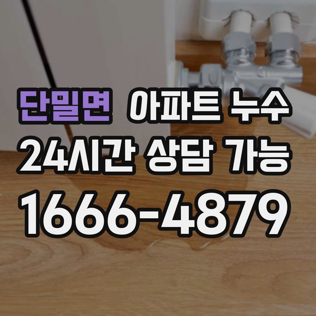 단밀면 아파트 누수탐지