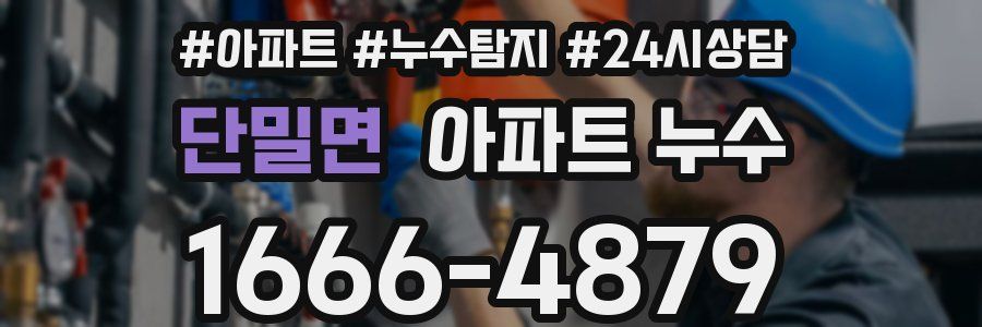 단밀면 누수탐지